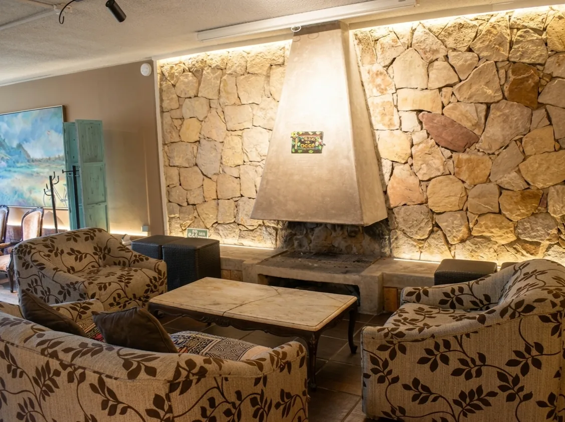 Sala Chimeneita en Casa Apolonia