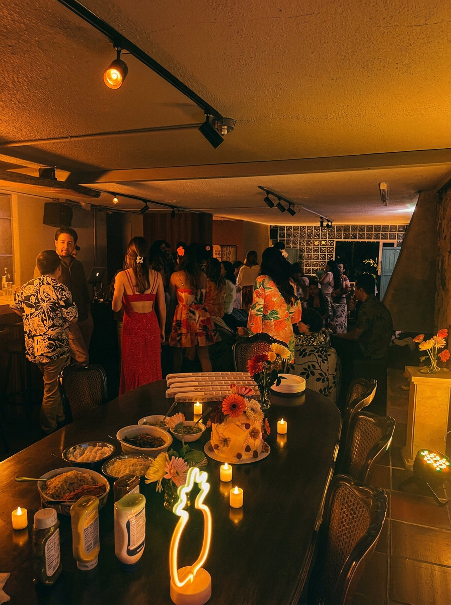 Fiesta temática en Casa Apolonia