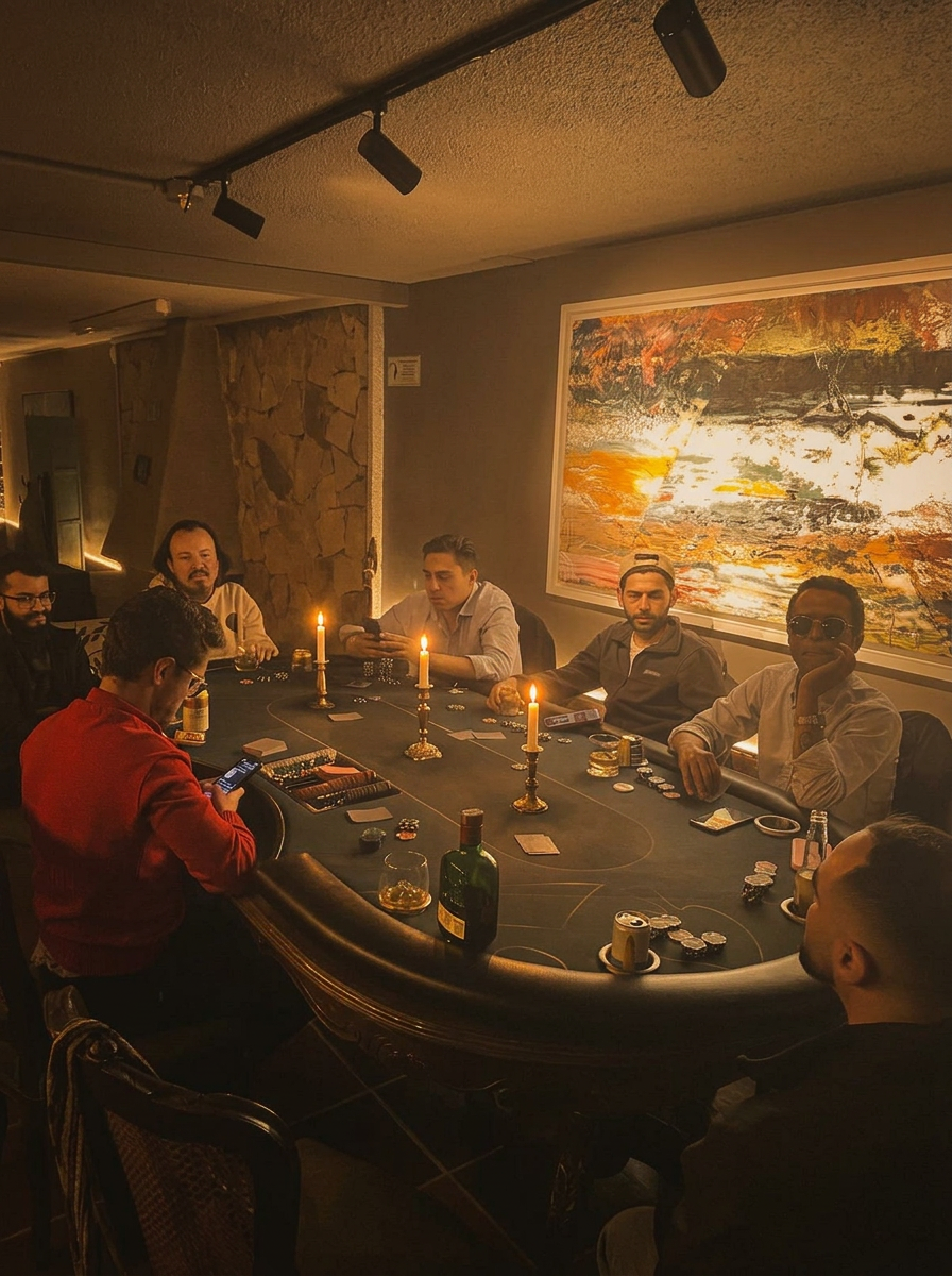 Noche de póker en Casa Apolonia